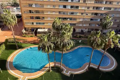 Image de Spacious 4-bedroom apartment in lovely Roquetas de Mar with WiFi, Ac