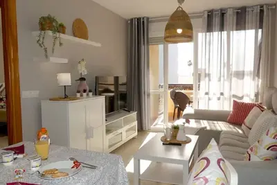 Image de Apartment Elena in second line beach with elevator in El Morche.
