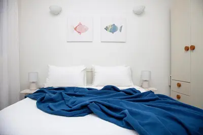 Image de Appartement \"The Ionian Double Room\" avec vue sur la mer, Wi-Fi et climatisation