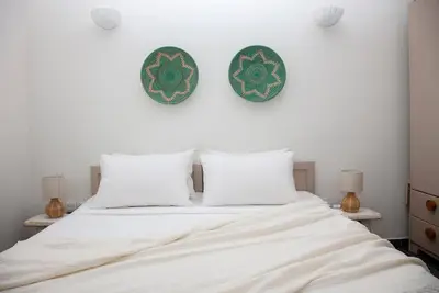 Image de Appartement \"The Cretan Double Room\" avec vue sur la mer, Wi-Fi et climatisation