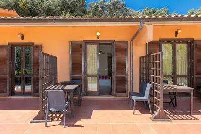 Image de Appartement 'Erba Di Campo - Viola' avec piscine partagée, terrasse privée et Wi-Fi