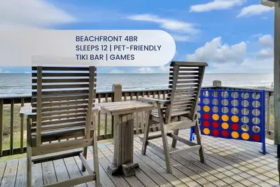 Image de Beachfront 4br | Tiki Bar, Yard Games, Smart TVs, Pets