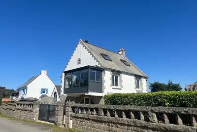 Maison Familiale Vue Mer à 100m/1min de la plage