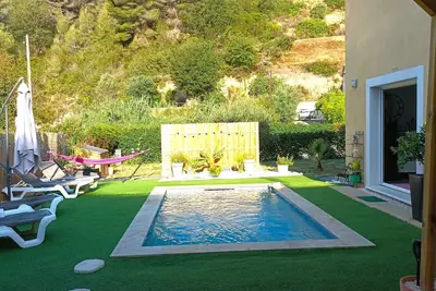 Image de Maison avec piscine. Idéalement situé sur la Côte d'Azur!