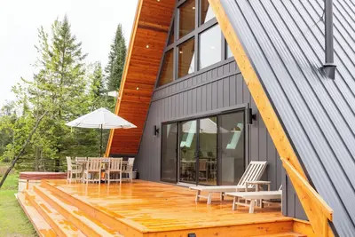 Image de TreeTops Ayframe - Supersized AFrame on the River with Hot Tub