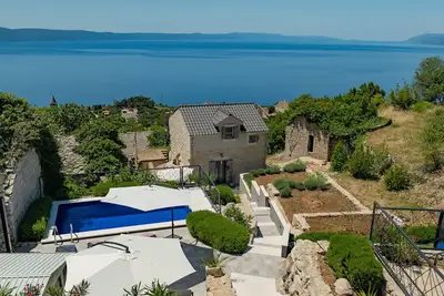 Image de Villa GreyStone-House Podgora Charming with privat heated pool and romantic view
