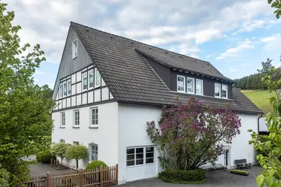 Image de Maison de vacances 'Weitblick' avec vue sur les montagnes, terrasse partagée et Wi-Fi