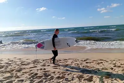 Image de Maison située à 15 minutes de la plage en voiture et 5 minutes a vélo au lac
