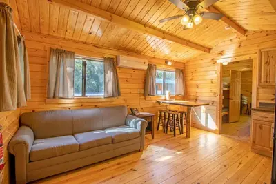 Image de Wilderness Resort Lake View Cabins offer lovely views of the Cool Springs Lake.