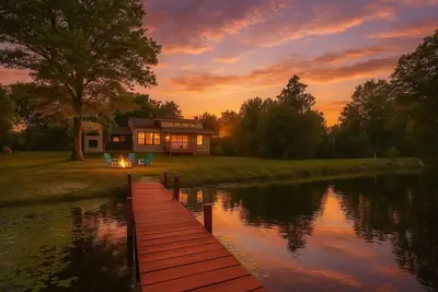 Image de Nature Escape | Pond, Dock, Fire Pit, Trails