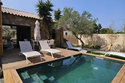 Image de Maison Di Fiori, location neuve avec piscine, proche du port