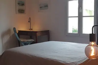 Image de maison de charme avec jardin clos près plage de La Couarde
