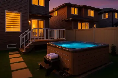 Image de 4br Family Oasis | 5 Beds, Hot Tub | Near Wem, Trails & River Cree