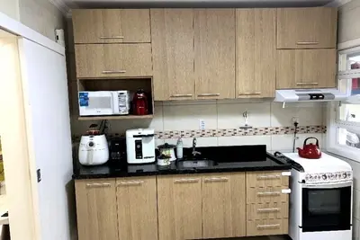 Image de Apartamento 2 quartos c/ garagem, vista linda, ideal p/ família, até 6 pessoas.