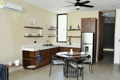 Image de Beach apartment in Chicxulub with swimming pool and Bbq