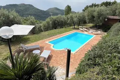 Beautiful spacious and beautifully furnished vacation home with idyllic pool