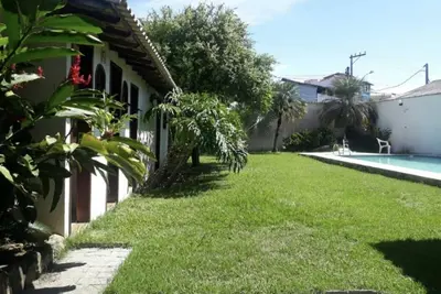 Image de Cozy house with swimming pool, barbecue, gourmet area, lawn and lots of leisure!