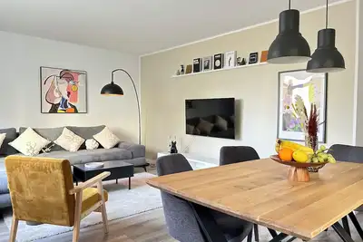 Image de Stylish 80 m² designer apartment with balcony in the heart of Durlach