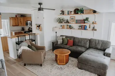 A lovingly curated family home with 4 bedrooms centrally located to adventure!
