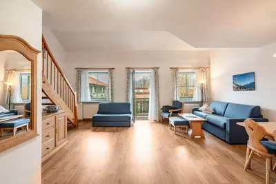 Image de Appartement 'Brünnstein-Zimmer 46' avec vue sur les montagnes, jardin partagé et Wi-Fi