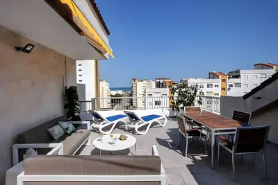 Image de Appartement 'Terrazas Playa Gandia' avec vue sur mer, Wi-Fi et climatisation
