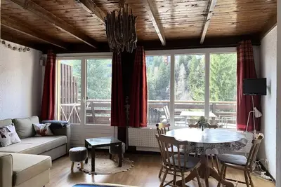 Image de Studio spacieux pour 4, à côté des terrains de tennis et de la galerie commerciale, Pra Loup