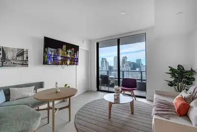 Image de Sunlit 1br Condo In Downtown Miami