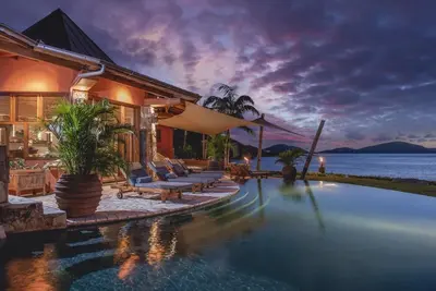Elegant Seaside Escape, Peaceful Stay at Bakara Point