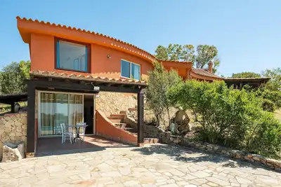 Image de Maison de vacances 'Simius' avec vue sur la mer, Wi-Fi et climatisation