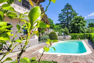 Image de Joli appartement pour 4 personnes avec piscine privée, Wifi, Tv, patio, vue panoramique et parking