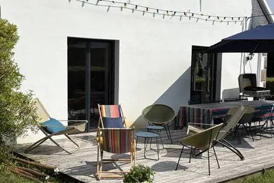 Image de Grande maison au centre de Perros-Guirec avec jardin, terrasse et Wifi