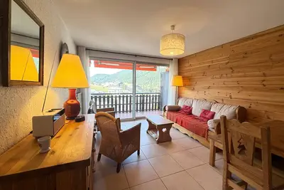 Image de Appartement calme avec balcon et vue montagne pour 4 pers