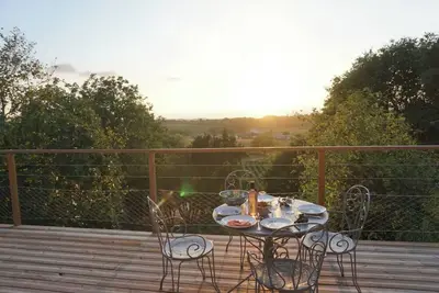Image de Loft perché sur les hauteurs de Saint Emilion.