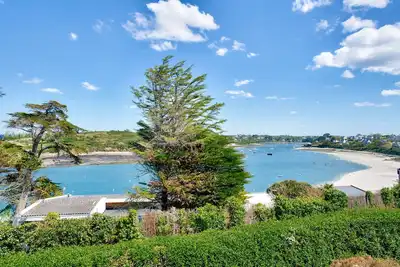 Image de Grande maison face à l'océan avec jardin pour 11