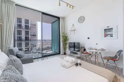 A Superb and Amazing Studio in Binghatti Lavender with Balcony
