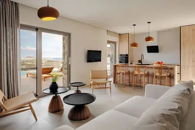 Image de 3-bedroom villa in charming Plaka Area with Ac, WiFi. Book now