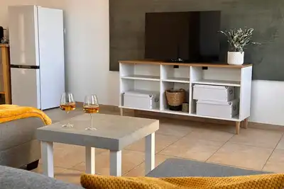 Image de Modern living with a panoramic view of the Rhine - Spacious and bright
