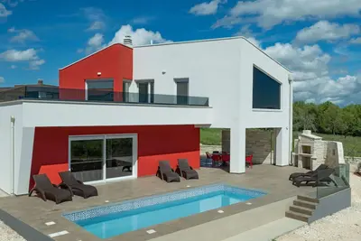 Image de Maison de vacances privée avec Wifi, climatisation, piscine privée, Tv, terrasse, animaux admis