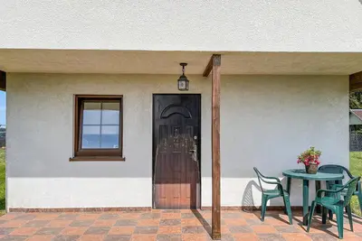 Belle maison à Podamirowo avec vue sur.