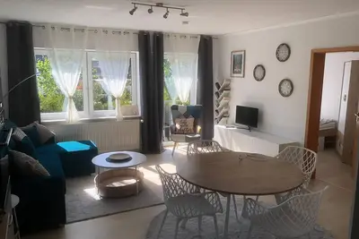 Image de Vacation apartment Mareike Schöning 1 km from the Weserrad Weg