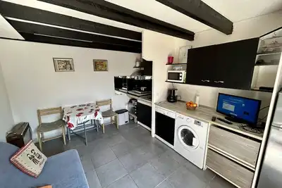 Image de Pavillon avec mezzanine, terrasse ensoleillée, Wifi et parking à Argelès-sur-Mer