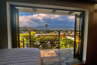 Image de E&A lookout point in the Historic Downtown of Oaxaca with views of the mountains