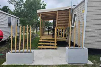 Image de Mobil home 4/6 personnes camping 4 étoiles \"Les Viviers lège\" cap ferret