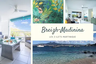 Image de Breizh madinina anse mitan trous ilets 150 m de la plage Résidence sécurisée