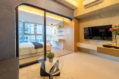 Image de Soothing 1-bedroom condo in lovely Bgc Taguig with Ac, WiFi Free Pool use