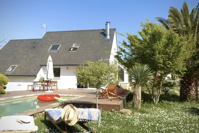 Image de Kercolette, havre de paix avec piscine prox plages