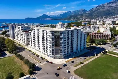 Sea view apartment with 1 bedroom, Ac and Wi-Fi in a delightful Bar