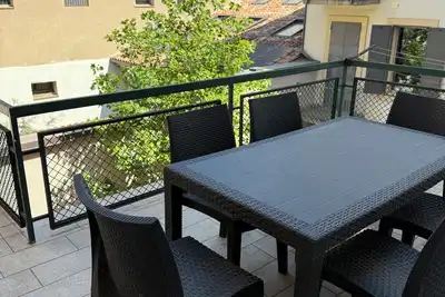 Image de Vittoria's terrace is a comfortable one-bedroom apartment in the center with a large terrace.