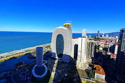 Image de OrbiCity <D 2> Different Big Studio apartment 38floor with Fantastic view Batumi