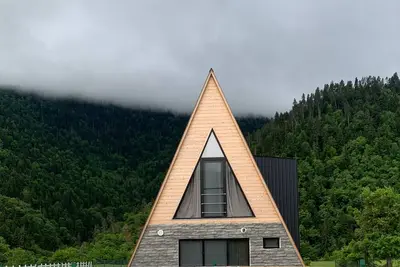 Image de A-frame with forest view, Borjomi